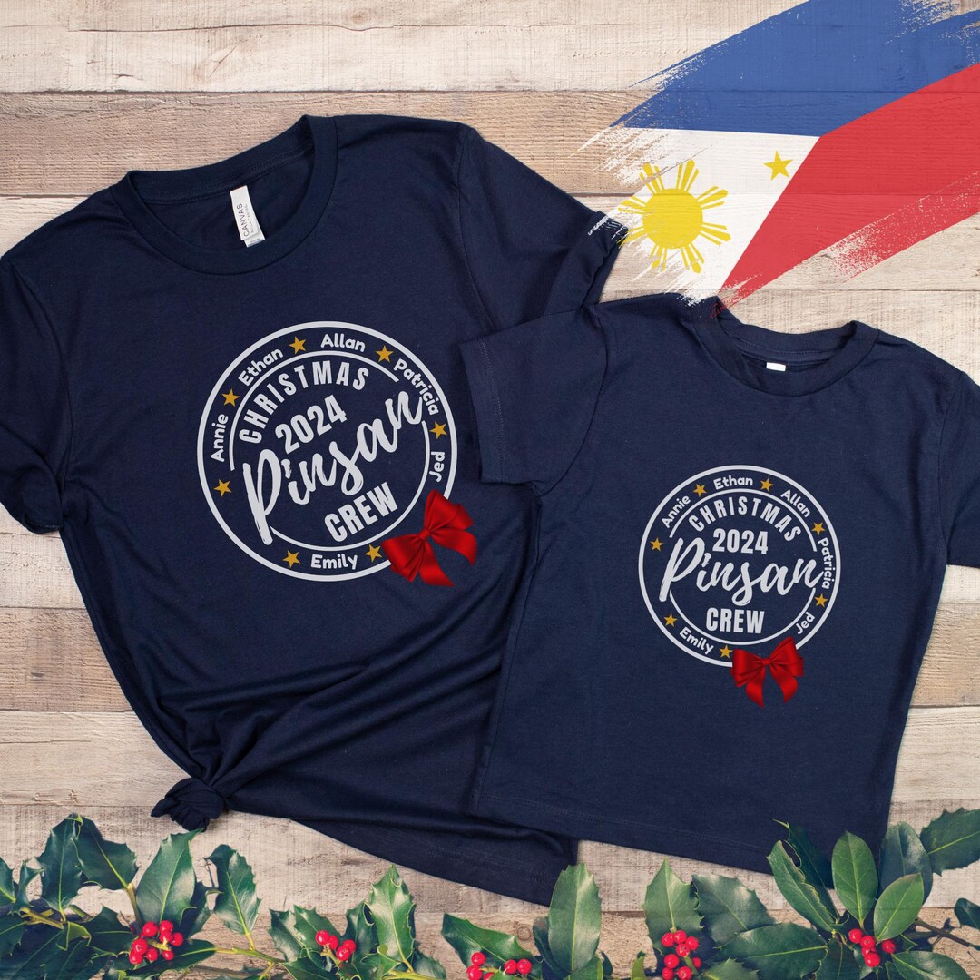 Custom Christmas 2024 Filipino COUSIN CREW Shirt Custom Pinsan Shirt ...