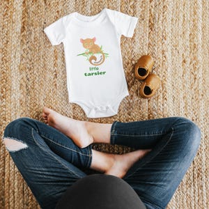 MOMMY&#39;s Little TARSIER Filipino Baby Onesie and Toddler | Filipino Monkey Shirt | Gift for Baby | Gift For Mom To Be | Baby Shower Gift