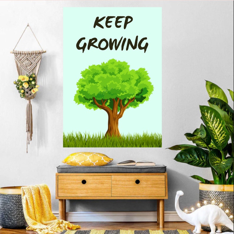 Inspire Growth Mindset With Inspirational Wall Art Motivational Quote ...