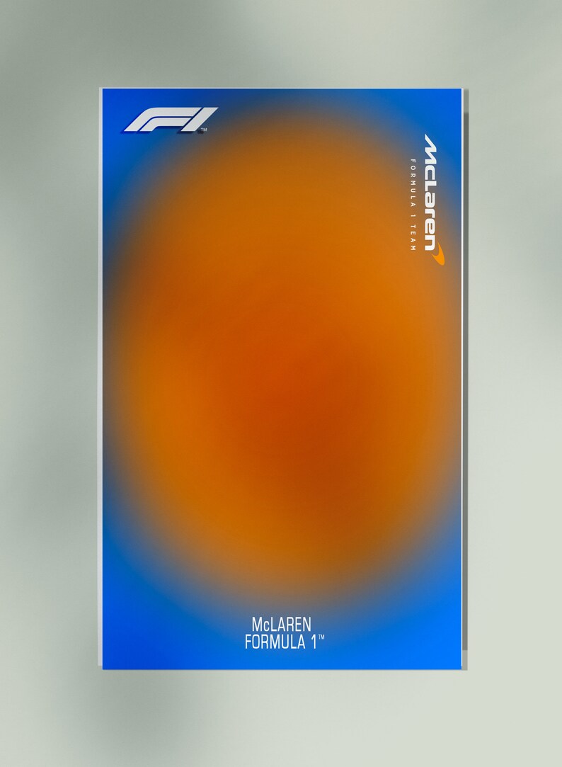 Cartel McLaren F1, compatible con Technic, Formula 1, arte de pared formula 1, impresión digital F1, Cartel de Formula 1 Minimalista F1 zdjęcie 4