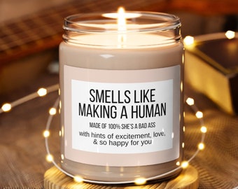 Pregnancy Gift, Pregnant Mom Gift, Pregnancy Candle, Expecting Mom Gift, Baby Shower Gift, Mother's Day Gift, Funny Candle Gift for Her