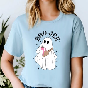 Boo Jee Ghost Shirt, Halloween Shirt, Spooky Ghost Tshirt, Halloween Ghost Shirt, Spooky Season, Cute Ghost Tee, Halloween Shirt for Women