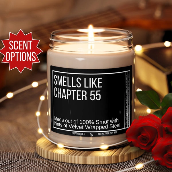 Chapter 55 Candle, Acotar Merch, Acomaf, Book Lover Candle, Literary Candle, Night Court Candle, Book Inspired Candle, Velaris, Fantasy Book