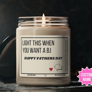 Funny Fathers Day gift from Wife Light when you want a BJ funny gift from girlfriend Custom Fathers Day Gift, Gift from Wife for fathers day