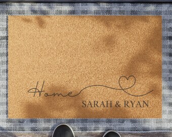 Housewarming Gift | Wedding Gift | New Home Gift Personalized Custom Doormat | Personalized Gift | Welcome Door Mat | Welcome Mat