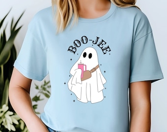 Boo Jee Ghost Shirt, Halloween Shirt, Spooky Ghost Tshirt, Halloween Ghost Shirt, Spooky Season, Cute Ghost Tee, Halloween Shirt for Women
