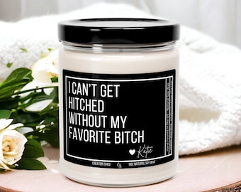 Will You Be My Bridesmaid Candle Bridesmaid Gifts Candle Bridesmaid Proposal Gift Ideas Bridemaids Gift Jr Bridesmaid Ask Bridesmaid Gift