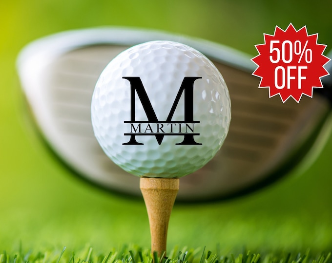 Custom Golf Balls,Personalized Gift for Dad,Groomsmen Gifts,Personalized Gift for Him,Golf Gifts,Fathers Day Gift, Guy Gifts, Boyfriend Gift