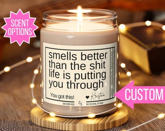 Motivational Candle, You Got This, Encouragement Gifts, Get Well Gift, Tough Times Gift, Divorce Gift, Warrior Gift, Candle Gifts for Loss