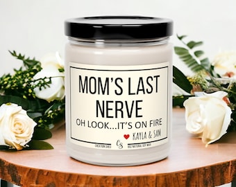 C'est le nerf de la guerre pour maman, cadeau pour maman de sa fille, cadeau pour la fête des mères, cadeau amusant pour maman, bougie drôle, cadeau pour maman, bougie pour la fête des mères