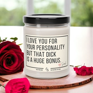 I Love You For Your Personality, Gift for Him, Boyfriend Gifts, Gifts for Men, Gift for Husband, Funny Gifts For Him, Valentines Day Gifts