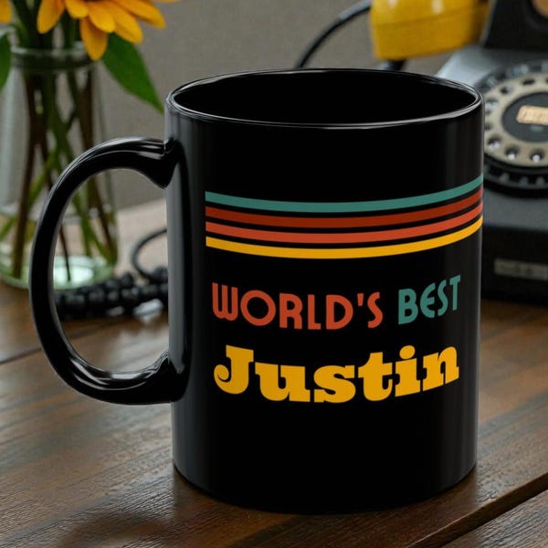 Mug rétro personnalisé des années 70, tasse à café personnalisée vintage, cadeau pour lui, tasse à café pour homme, cadeau personnalisé pour papa, cadeaux de collègues, cadeaux des années 70