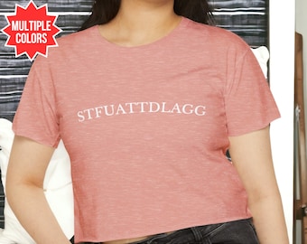 STFUATTDLAGG Womens Crop top, Buy Me Books, Smut T-shirts Reader, Spicy Book Shirt, Spicy Literature, Spicy Book Club, Smut Lover, Smut fan