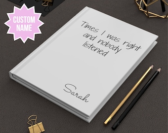 Hold Fizz Funny Office Notebooks For Work, Dark Humor Gifts