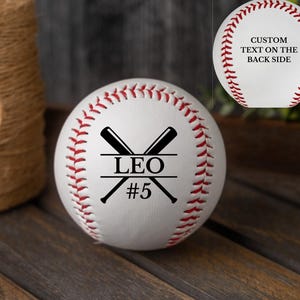 Personalized Baseball, Customized Baseball, End of the year gift for baseball team, Custom baseball gift, little league team gifts