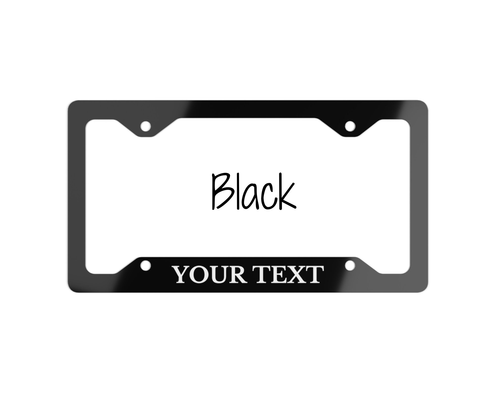 Customized Heavy Duty License Plate Frame, Custom License Metal Frame