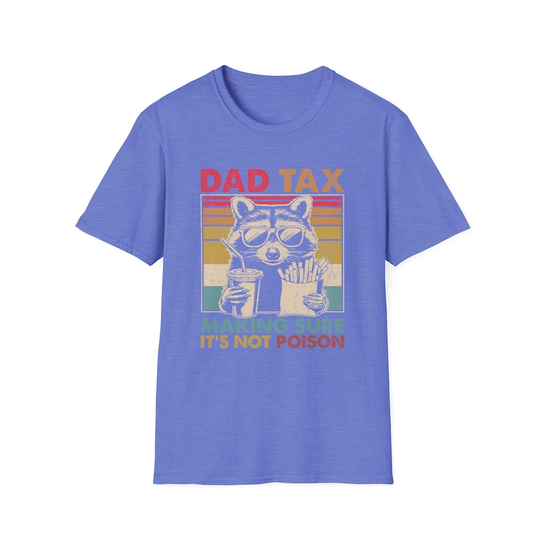 Papa Steuer Waschbär Shirt, lustige Papa Shirts, Retro Shirt für Papa, Vatertagsgeschenk, Papa Geburtstagsgeschenk, lustige Papa Geschenke, Papa Steuer, Papa T-Shirt für Papa Bild 8