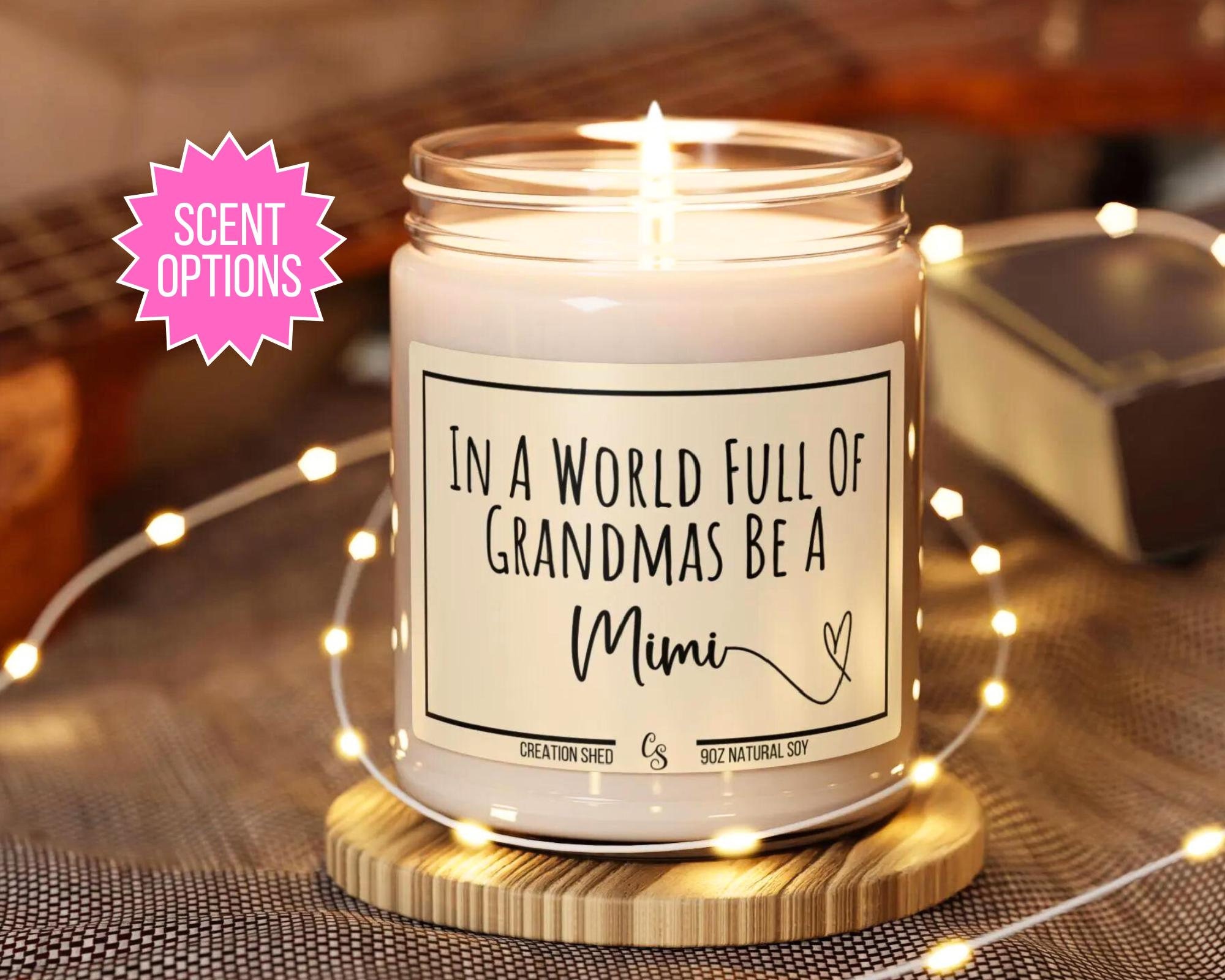 Mimi Candle, Mimi Gifts, Grandmother Gifts, Christmas Gift, Birthday Gift, Gift for Her, Funny Gift, Funny Candle, Gift from Grandkids