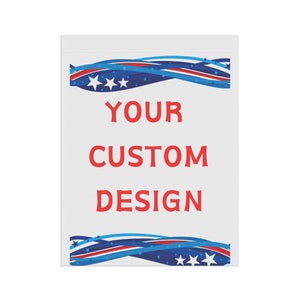 Custom Garden Flags, Personalized Gift, Yard Display Porch Decor Event Banner, Print Image Logo Text Personalized Flags Multiple sizes image 5