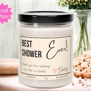 Best Shower Ever, Soy Candle, Shower Hostess Gift, Baby Shower Thank You Gift, Bridal Shower Hostess Gift, Hostess Gift, Thank You Gift