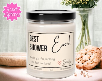 Best Shower Ever, Soy Candle, Shower Hostess Gift, Baby Shower Thank You Gift, Bridal Shower Hostess Gift, Hostess Gift, Thank You Gift