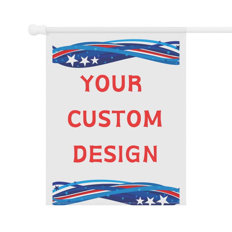 Custom Garden Flags, Personalized Gift, Yard Display Porch Decor Event Banner, Print Image Logo Text Personalized Flags Multiple sizes image 4