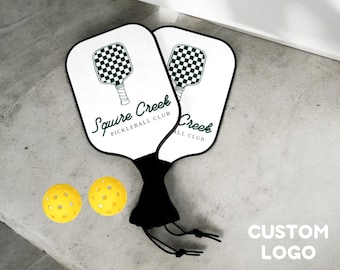 Custom Logo Pickle Ball Set, Personalized Logo Pickle Ball Paddles, Custom Logo Custom Design Pickleball Gift Set, Your custom Logo