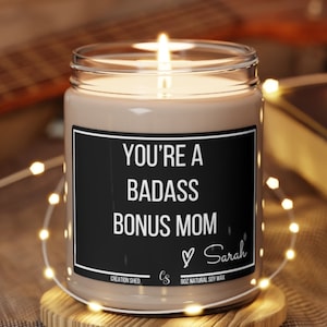 Personalized You're a badass bonus mom Gift for mothers day, Gifts for step mother, Gifts from children, cute gifts, step Moms birthday