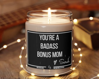 Personalized You're a badass bonus mom Gift for mothers day, Gifts for step mother, Gifts from children, cute gifts, step Moms birthday