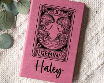 Personalized Zodiac Journal, Personalized Journal for Her, Custom Journal Notebook, Astrology Journal Zodiac Gift, Unique Gift Birthday Gift