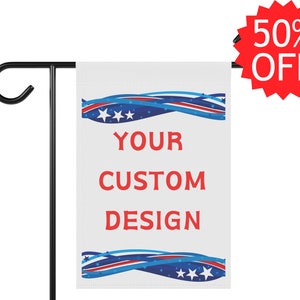 Banderas de jardín personalizadas, regalo personalizado, pancarta para eventos, decoración de porche, imagen impresa, logotipo, texto, banderas personalizadas en varios tamaños