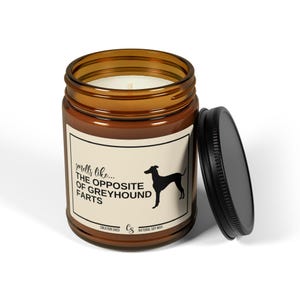 Windhund Geschenke, lustige Windhundkerze, Windhundmama, Windhundhalter Geschenk, Windhund Fürze Kerze, Windhundliebhaber Geschenk, Windhundliebhaber Bild 5