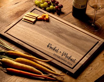 Custom Cutting Board, Wedding Cutting Board, Christmas Gift for Couple, Newlywed Gifts, Engagement Gifts, Bridal Shower Gift Ideas