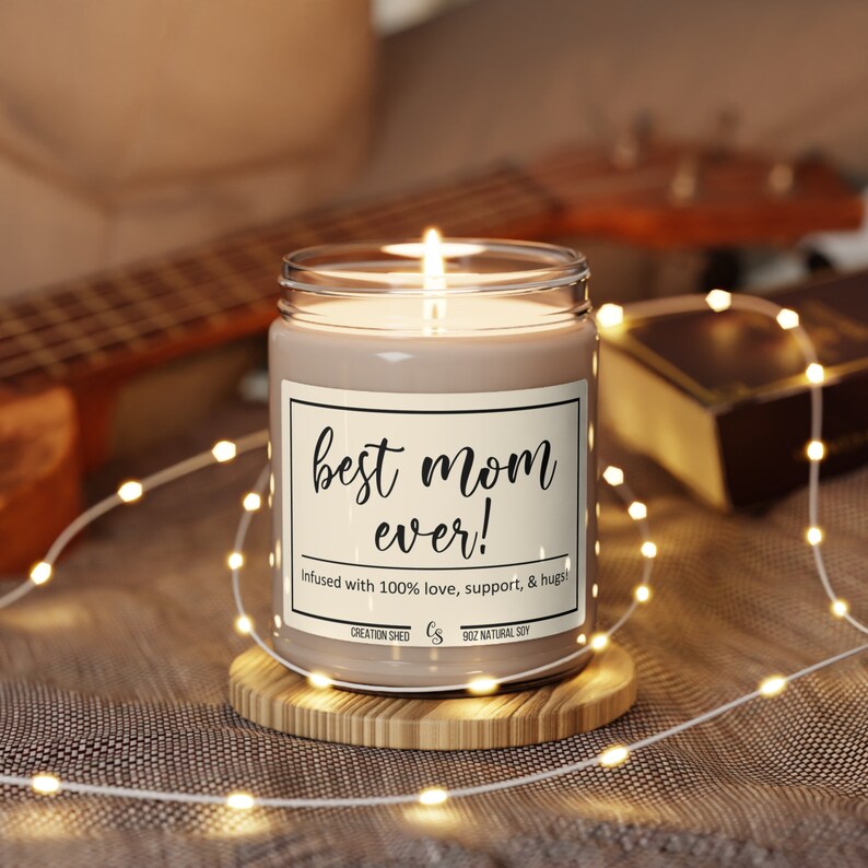Best Mom Ever Kerze, Geburtstags- und Muttertagsgeschenk für Mütter, Geschenk für Mutter, Mutter Geschenkideen, Geschenke für Mutter, Sojaduftkerze Geschenk Bild 2