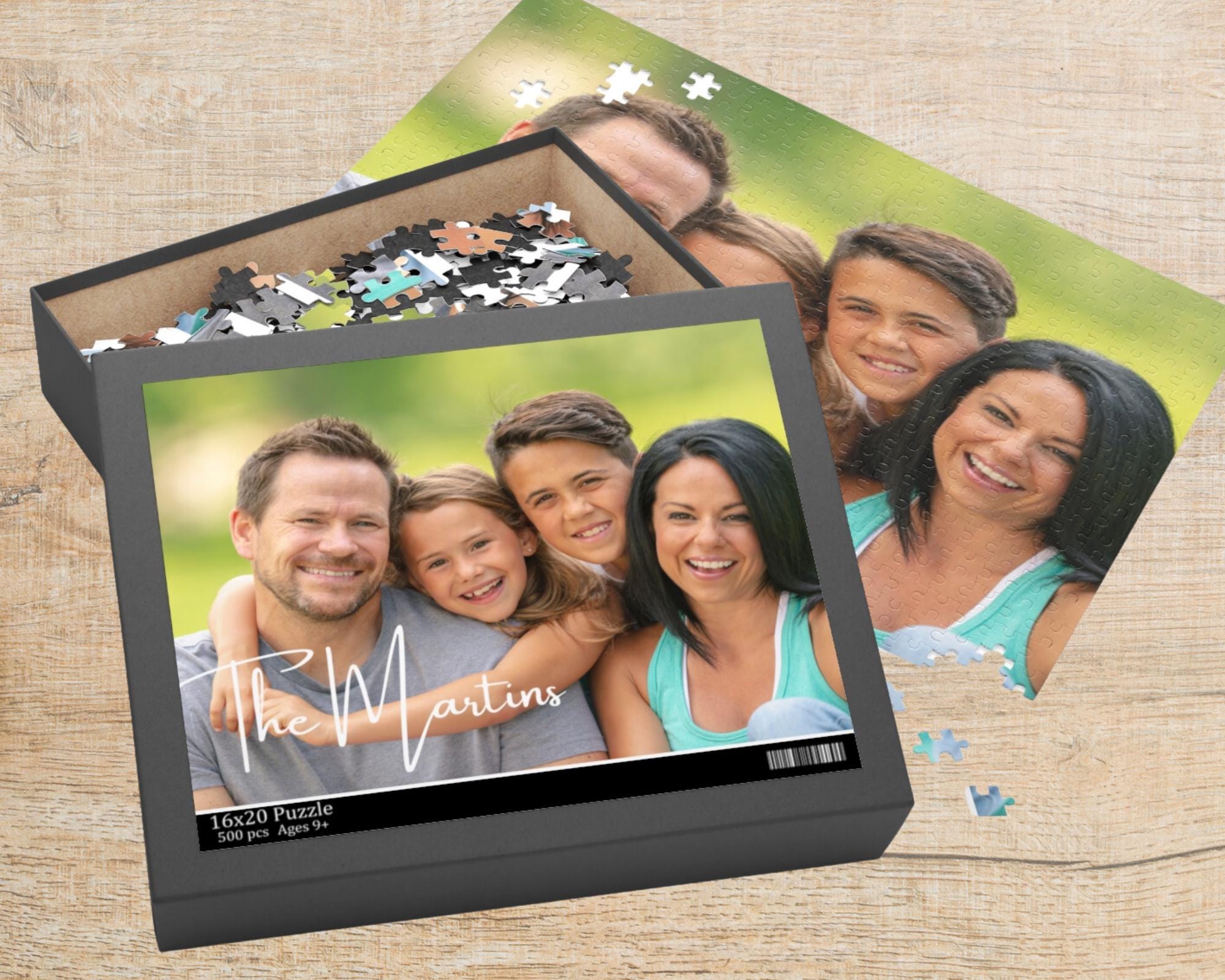 Personalized Puzzle, Large Piece Jigsaw Puzzles for Seniors Adults, Puzzles for Elderly, Custom Puzzle from Photo Couples, Fathers Day Gift
