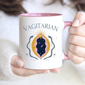 Vagitarian Mug, Lesbian Gifts, Gay Gifts, LGBT Gift Gay Best Friend Gift Girlfriend Gift Funny Gift for Her Gay Pride Gift Funny Coffee Mug