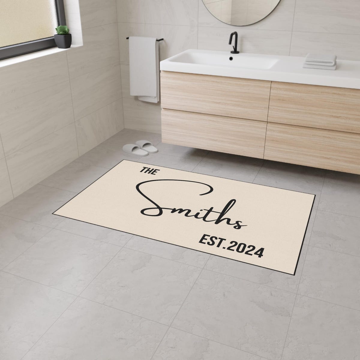 Personalized Heavy Duty Floor Mat, Customized Floormat, Custom Name Mat, Indoor Rug, Entryway Mat, Custom Bathroom Rug, Personalized Decor - Etsy