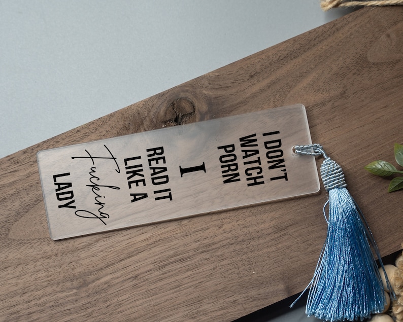 Smut Bookmark Funny Bookmark Book Accessory Bookish Gift Spicy Bookmark Is That Smut Booktok Merch Bookish Humor Is That Smut? Bookmark Blue