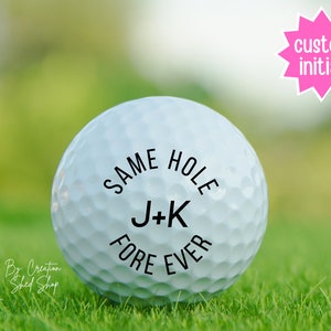 Bachelor Party Golf Ball, Funny Golfball, Same Hole Forever Bachelor Golf Ball, Bachelor Golf Trip Essentials, Custom Golf Gift for Groom