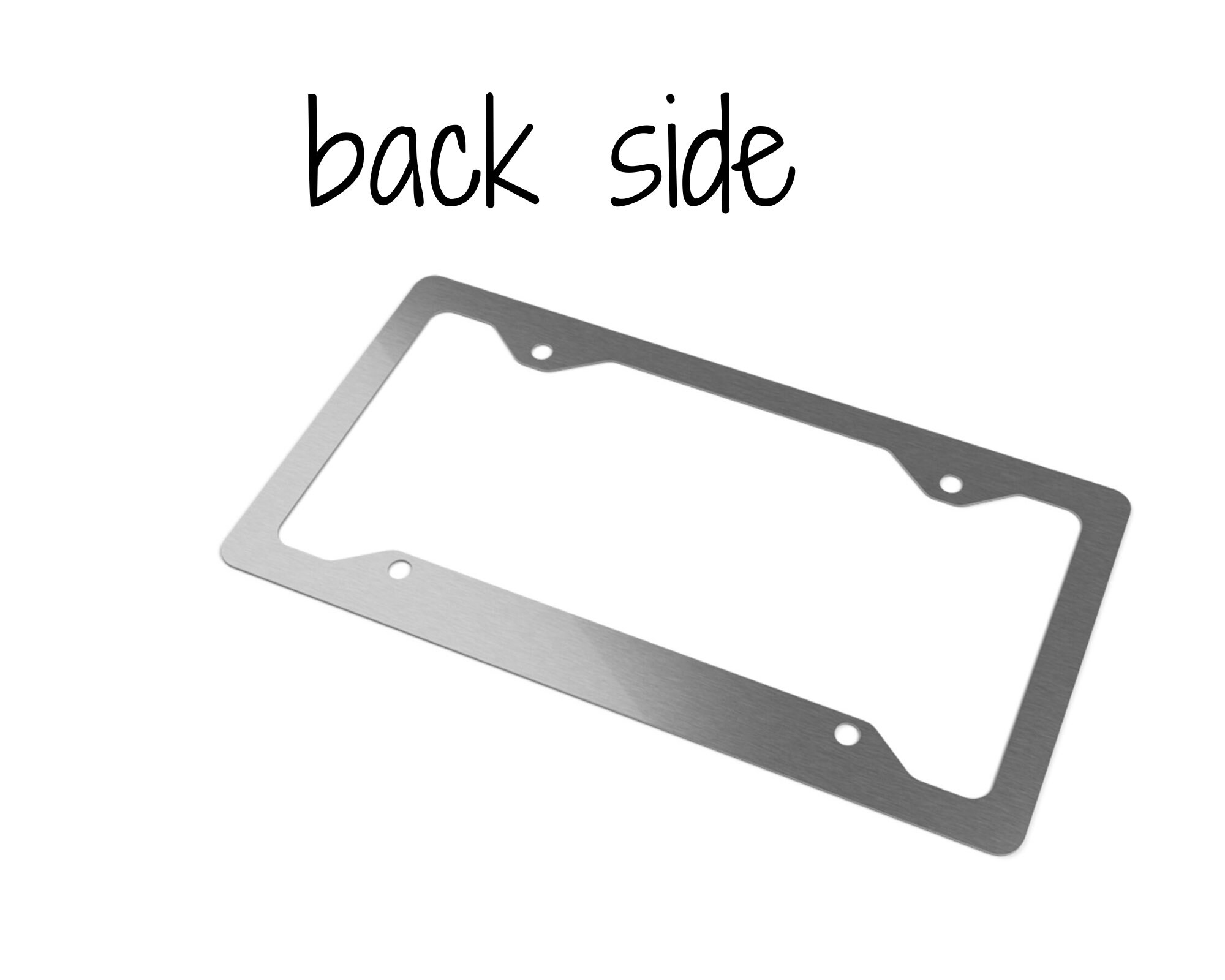 Customized Heavy Duty License Plate Frame, Custom License Metal Frame ...