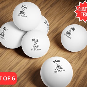 Custom Ping Pong Balls, set of 6, your custom text beer pong gifts, funny wedding gifts, personalized ping pong balls, beer pong balls