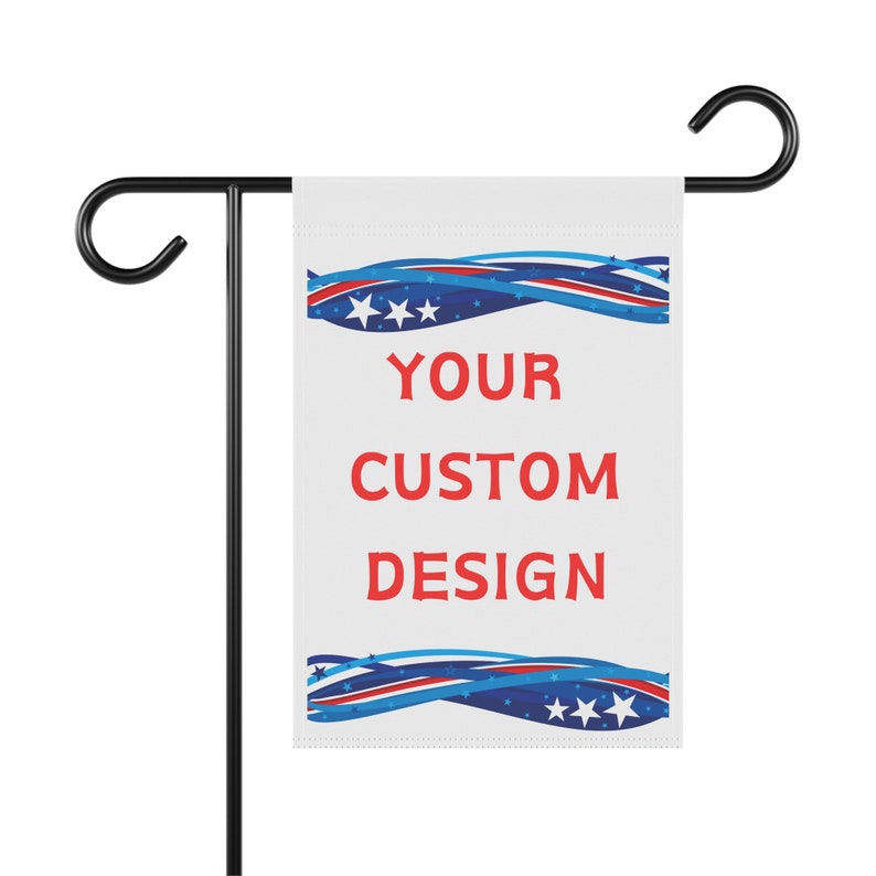 Custom Garden Flags, Personalized Gift, Yard Display Porch Decor Event Banner, Print Image Logo Text Personalized Flags Multiple sizes 12'' × 18''