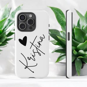 Personalized Tough Phone Cases, Personalized Phone Case, Cell Phone Case, Personalized Gift for Her, Custom Phone Case Iphone 15, Iphone 14