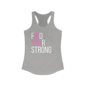 Encontre sua regata forte, regata inspiradora, regata nadador, regata de academia, presentes para corredores, regata de treino fofa, regata de academia, presente para ela imagem 4