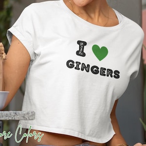 St. Patrick&#39;s Day Gingers Crop Top, Funny St. Patty&#39;s Crop Top, Kiss Me I&#39;m Irish Tee, BORG Drinking Crop top, I love Irish Boys