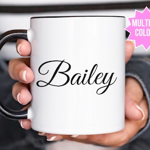 Taza de café personalizada con texto Tazas de café personalizadas grandes Taza con texto personalizado Taza de café personalizada Taza personalizada Taza de regalo de San Valentín