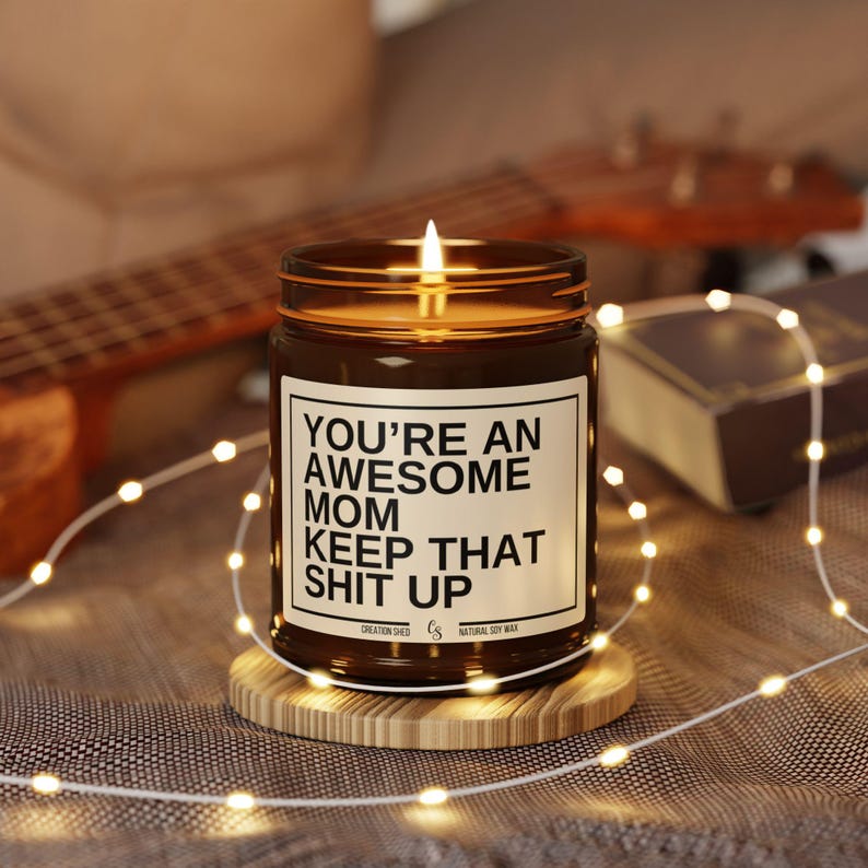 Mother's Day Gift Mom Gift from Daughter Funny Candle Gift for Mom Anniversary Gift Wife Gift Mom Gifts for Mum Gift Mothers Day Candles image 2