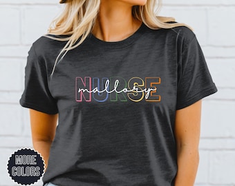 Personalized Nurse Shirt, Custom Nurse Shirt, Nurse Shirt, Nursing School Tee, Nurse Tee, Gift For Nurse, ER Nurse Shirts