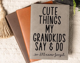 Grandparents Journal for Grandma Gift from Grandkids Mothers Day Gift Memory Book Grandmother Notebook Gift for Nana, Birthday Gift for Her