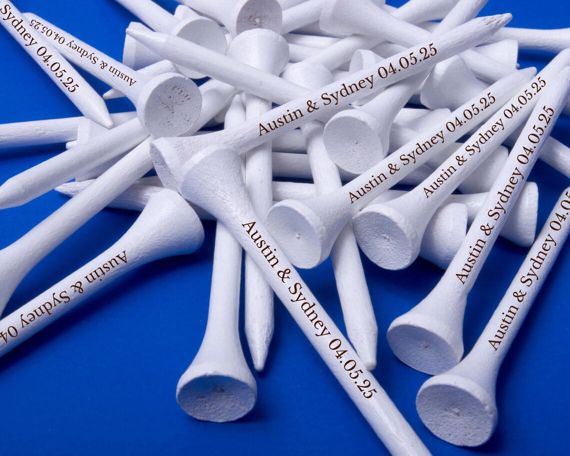 Personalized Golf Tees With Names, Personalized Golf Tees - Laser ...